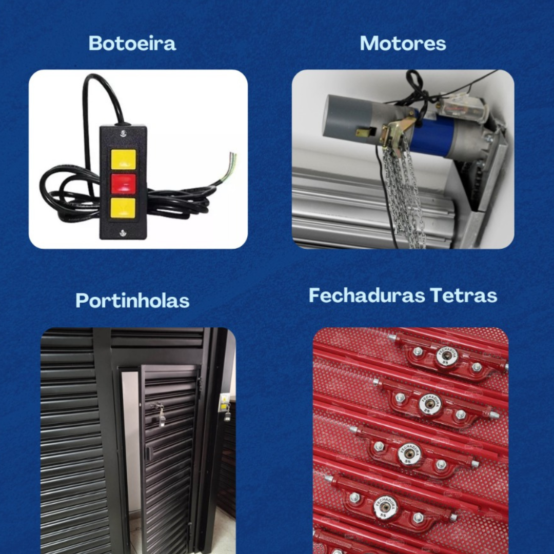 Portas de Enrolar no Parque Peruche | Fabricação, Instalação e Conserto