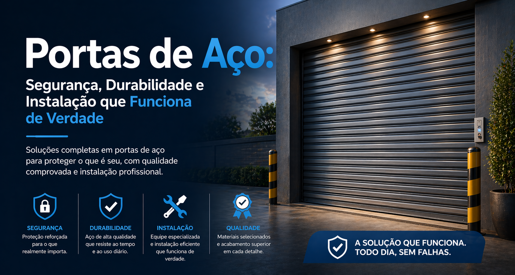 Portas de Aço em Santana